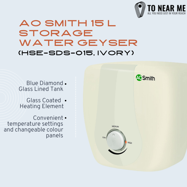 Best AO Smith 15 L Storage Water Geyser For Bathroom